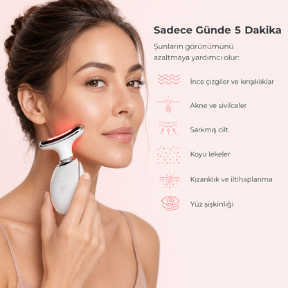Bagllo Glow 7’si 1 Arada LED Yüz Şekillendirici